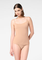 Perfect LineSlim Fit Modal Stretch Tank Top - Nude - Skin | Oroblù