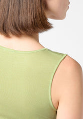 Top-large-en-cachemire-Micromodal-et-Perfect-Line - Pistache 1 - Pistacchio 1 | Oroblù