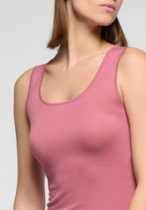 Top Spalla Larga in Micromodal e Cashmere Perfect Line Cashmere - Peony - Peony 12 | Oroblù