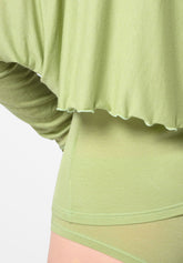 Micromodal and Cashmere Cache-coeur Perfect Line Cashmere - Pistachio 1 - Pistacchio 1 | Oroblù