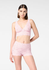 Stretch Lace Short Panty Lacewear - Peony Pink - Peony | Oroblù
